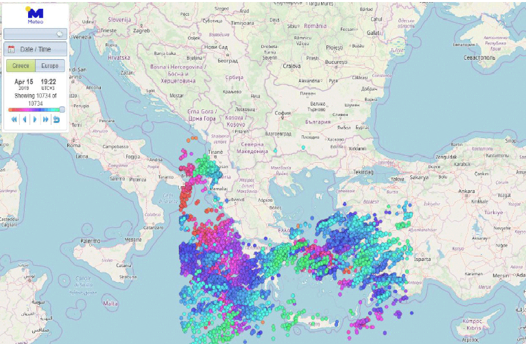 Greece lit by thousands of lightning bolts - Free Press