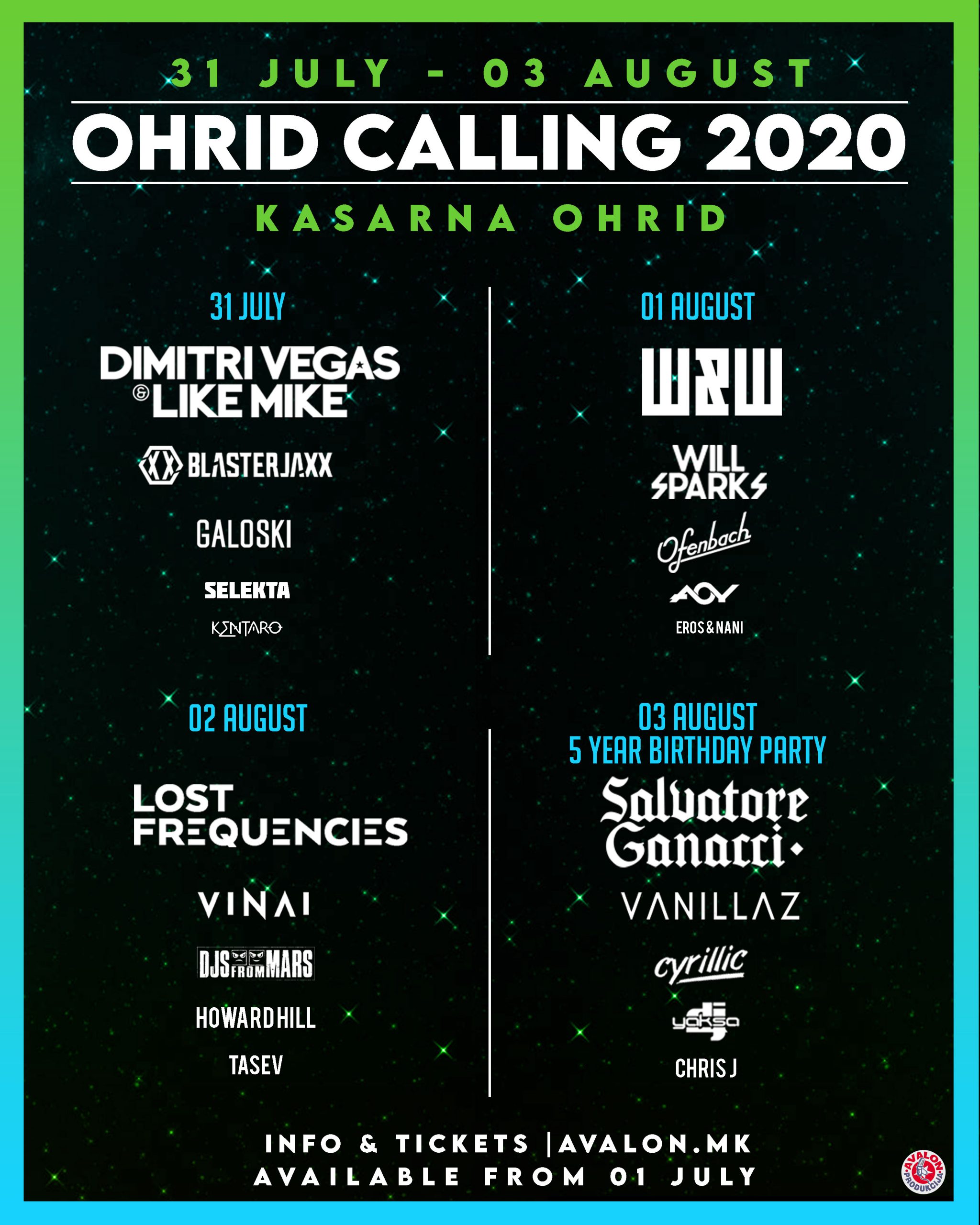 "OHRID CALLING" this summer too The world's most famous DJs are coming
